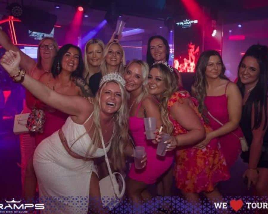 Tramps Tenerife private party room with karaoke and DJ decks for hen, stag, or birthday parties