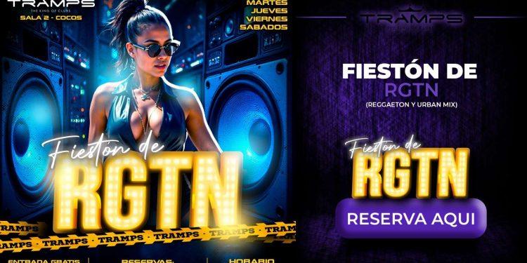 Fiesta de reggaetón y música urbana en Tramps Tenerife, la mejor discoteca de Veronicas Strip. Noche latina con perreo, luces, baile y el mejor ambiente de la vida nocturna en Tenerife.