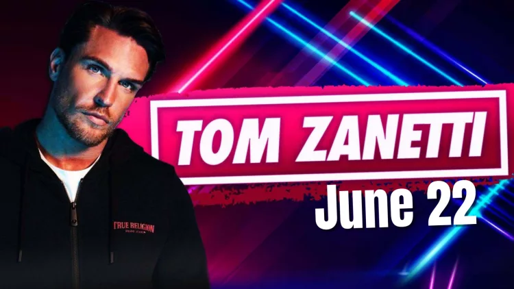Tom Zanetti performing live at Tramps Tenerife nightclub on Veronicas Strip, top DJ event in Tenerife nightlife