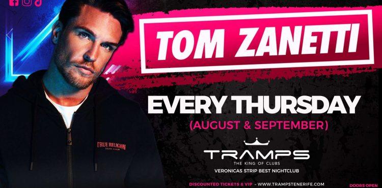 tom zanetti, tramps tenerife, summer 2025