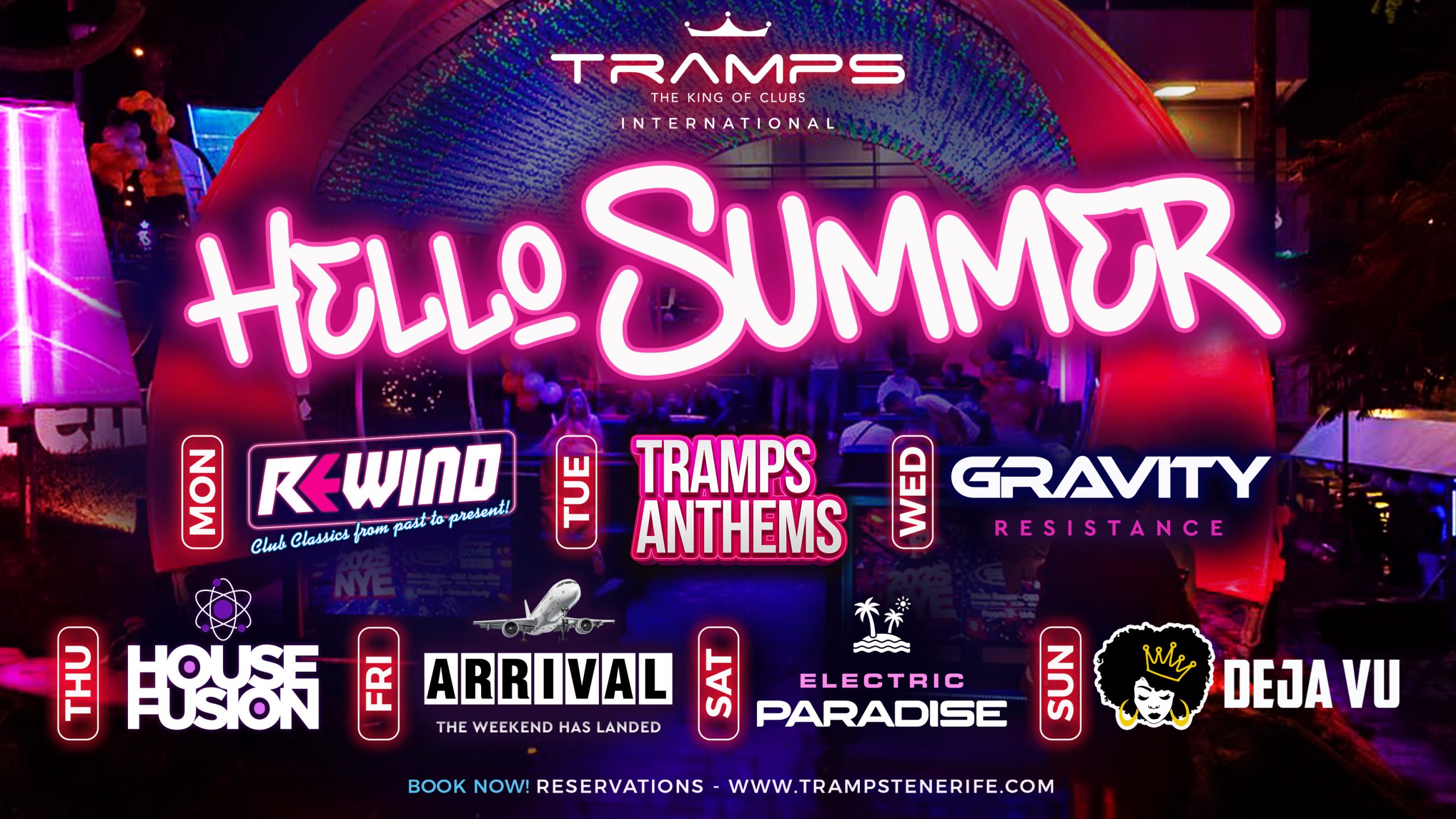 Tramps Tenerife, Veronicas Strip Best Nightclub Events