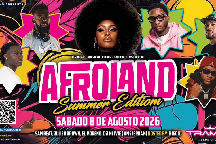 Afroland - Tramps Tenerife Events - Afrobeats