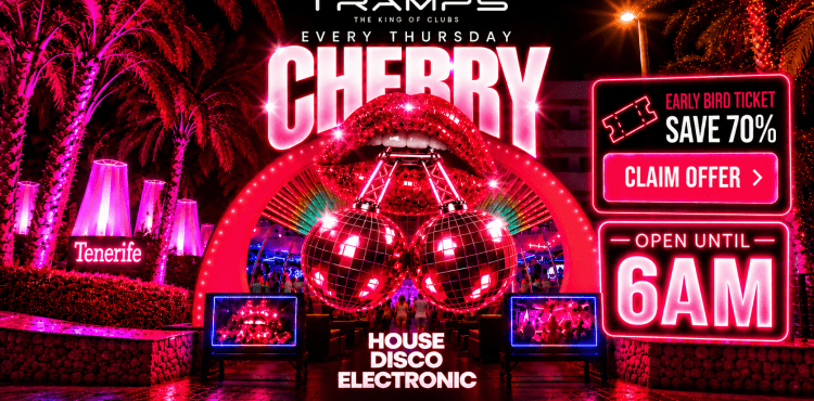 Tramps Tenerife Events: Cherry Disco / House / Electronic