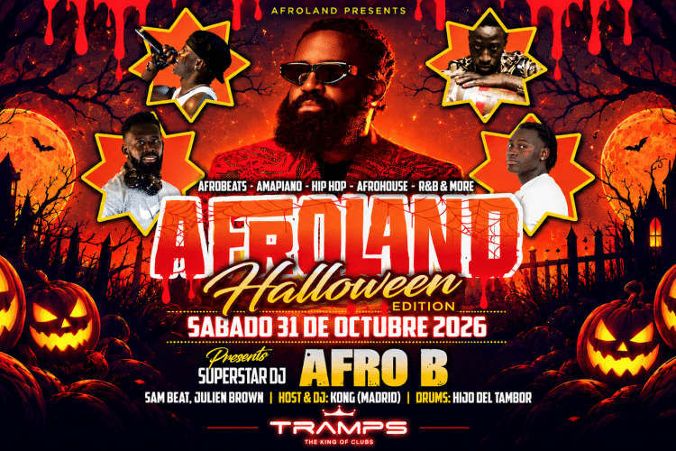 Halloween Party Tenerife. Afroland with Afro B