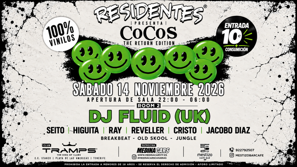 Residentes Old School Party Tenerife