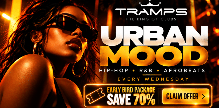 Urban Mood hip-hop, R&B and Afrobeats Wednesday nights at Tramps Tenerife